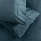 Habitat 400 TC cotton navy stitch detail bedding set (British brand)