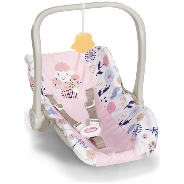 Baby Annabell doll comfort seat pastel sheep design - British product