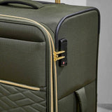 Rock small khaki soft suitcase 55cm, UK version