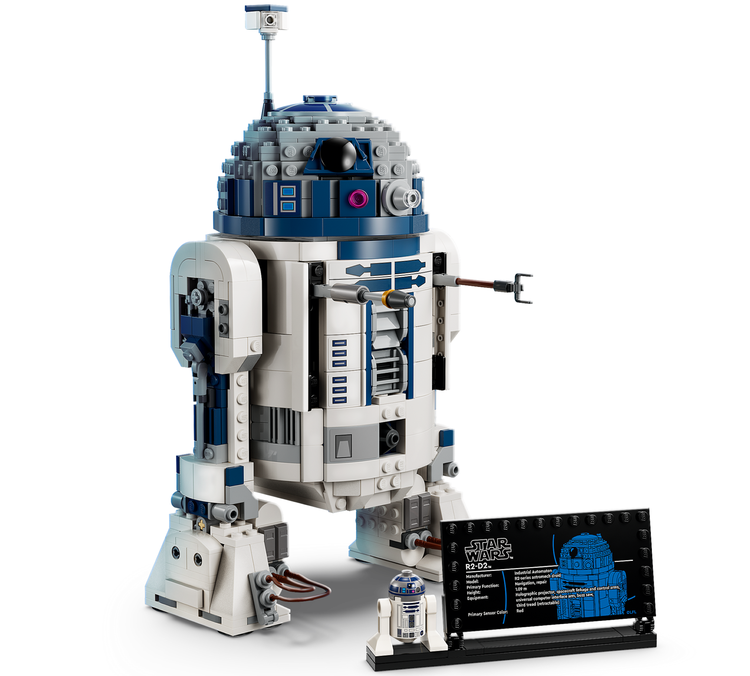 LEGO Star Wars R2-D2 Building Set 1050 pieces, imported from the UK