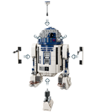 LEGO Star Wars R2-D2 Building Set 1050 pieces, imported from the UK