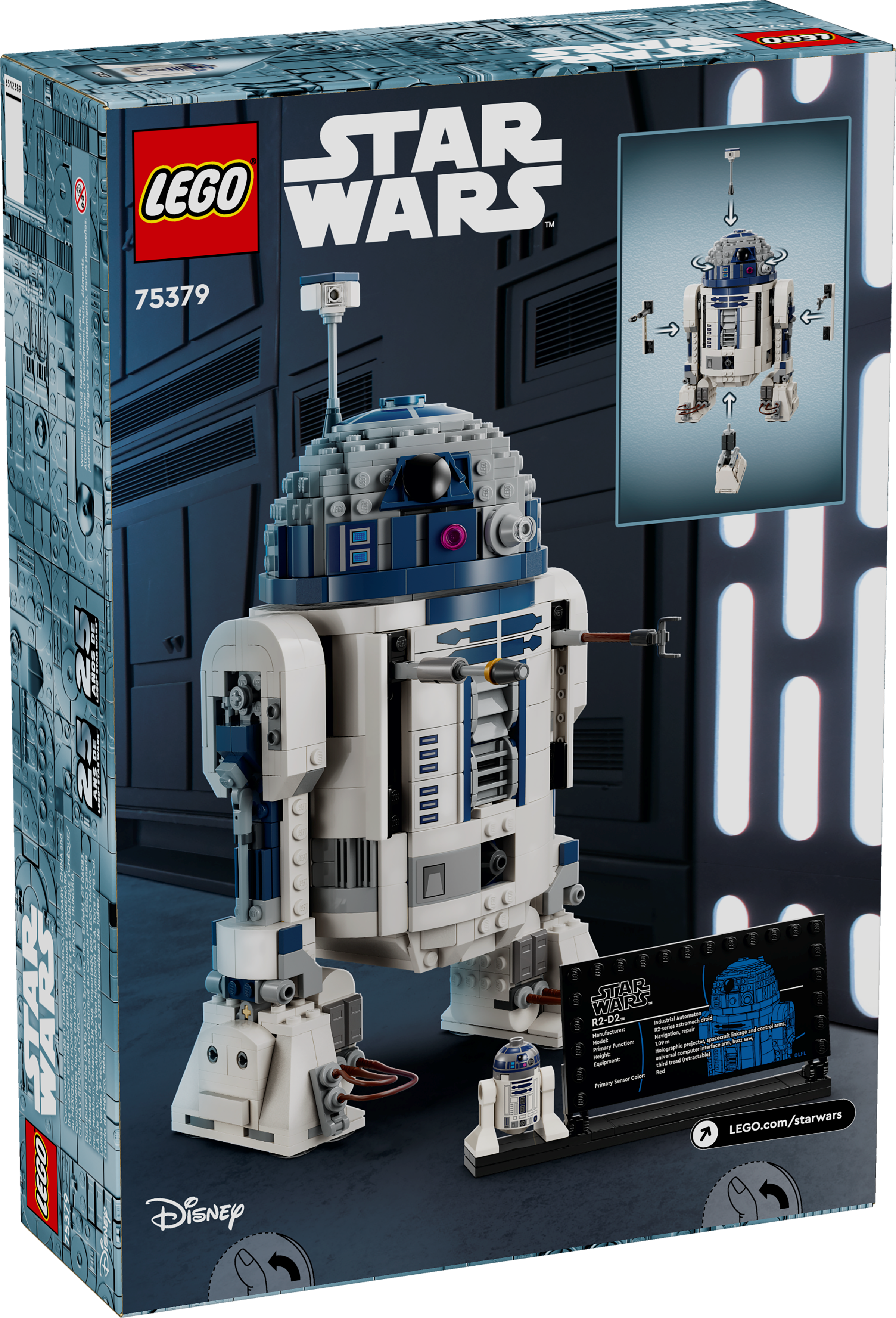 LEGO Star Wars R2-D2 Building Set 1050 pieces, imported from the UK