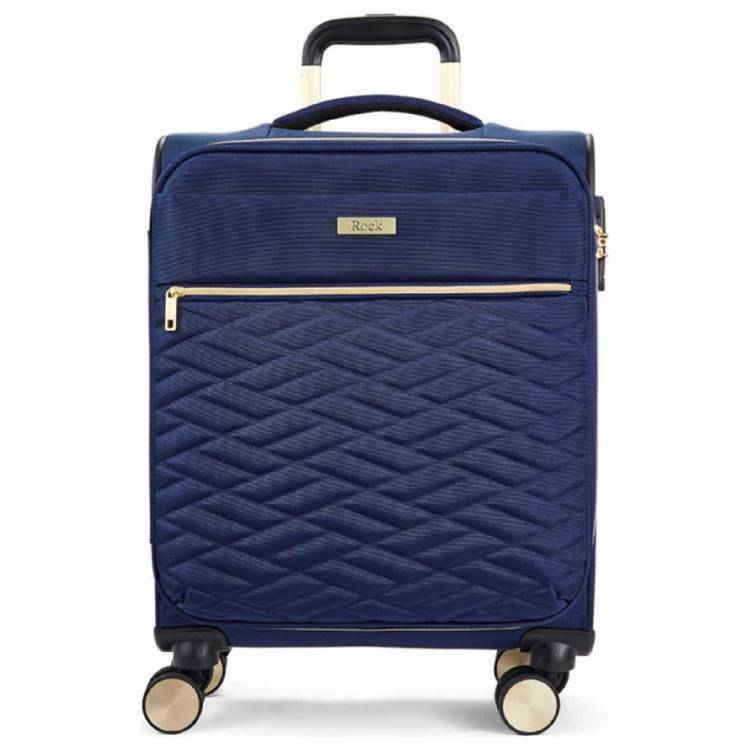 Rock small soft suitcase navy, imported from the UK