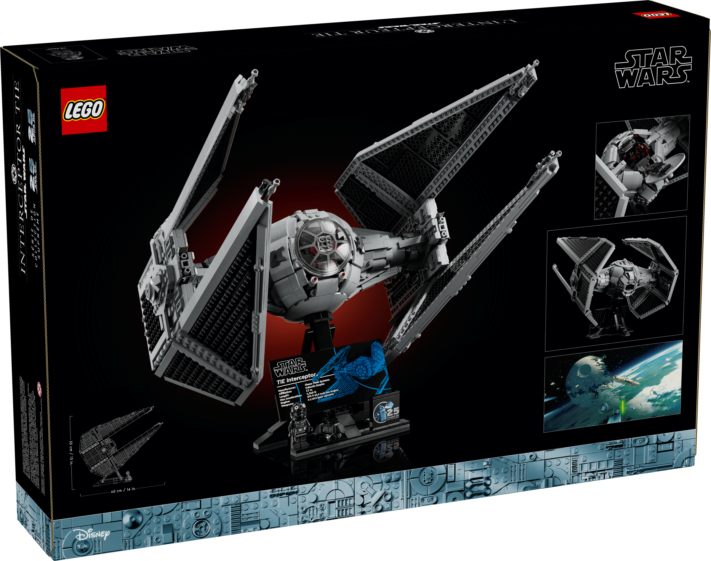 LEGO Star Wars TIE Interceptor 1931 Pieces (British brand)