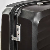 Rock expandable hard suitcase small black, UK version