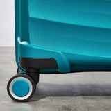 Rock expandable hard suitcase small blue - British product