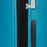 Rock expandable hard suitcase small blue - British product