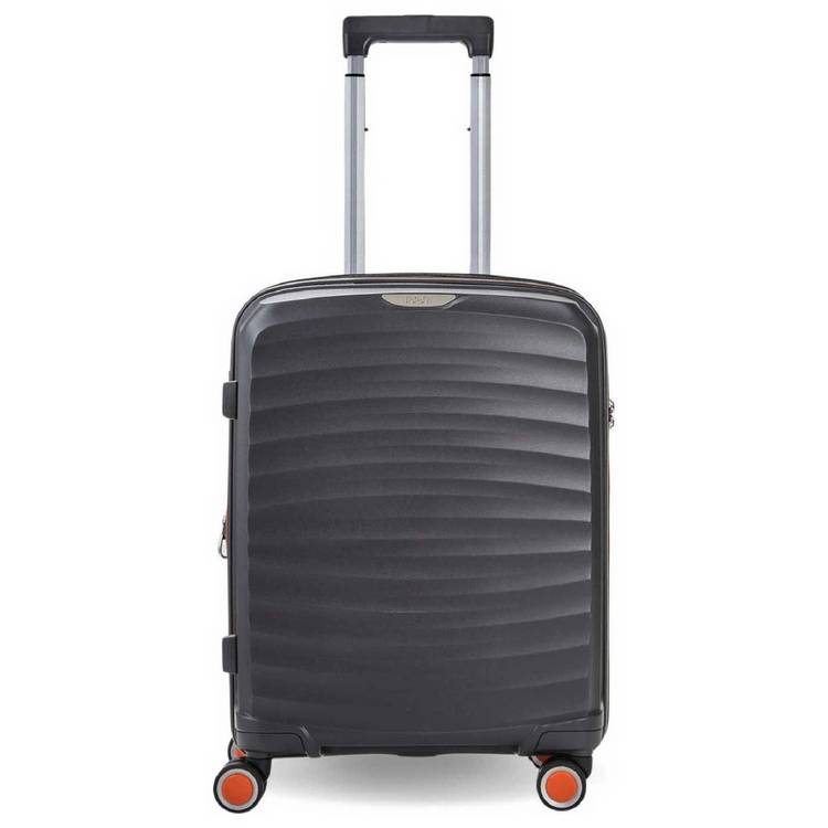 Rock expandable suitcase small charcoal, UK version