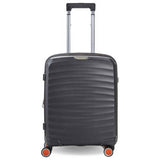 Rock expandable suitcase small charcoal, UK version