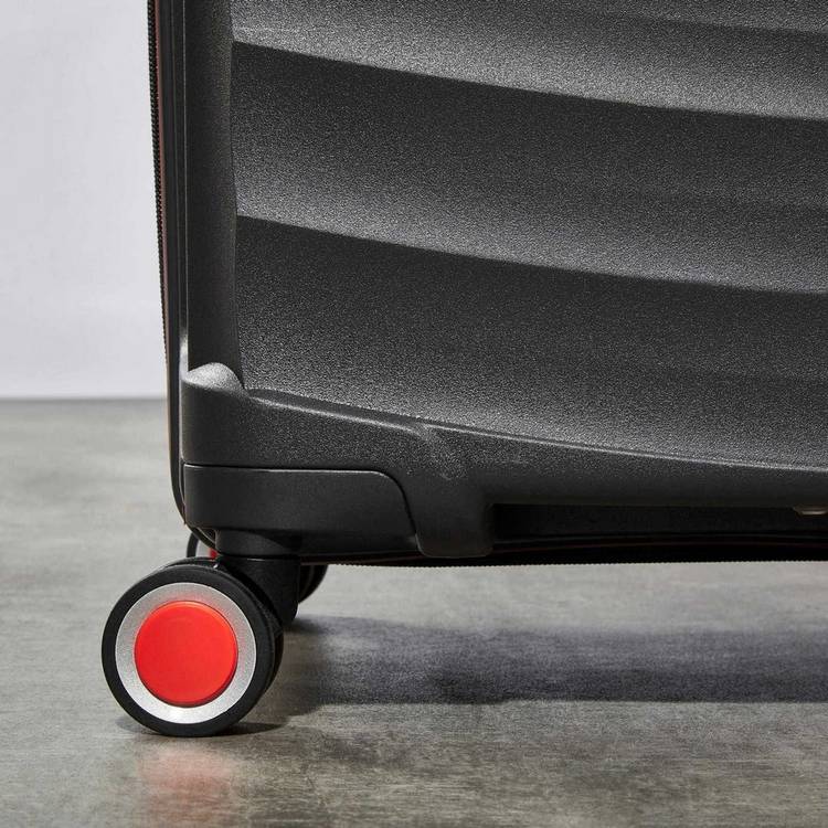 Rock expandable suitcase small charcoal, UK version