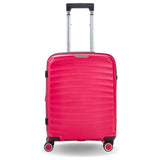Rock expandable hard suitcase small pink, UK version