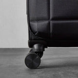 Rock 8 wheel soft suitcase small black, imported from the UK