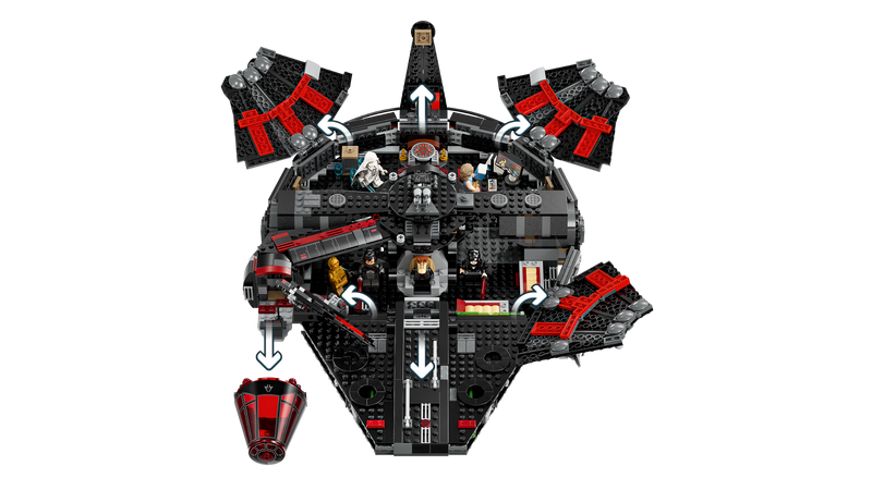Lego Dark Falcon Star Wars set 1579 pieces (British brand)