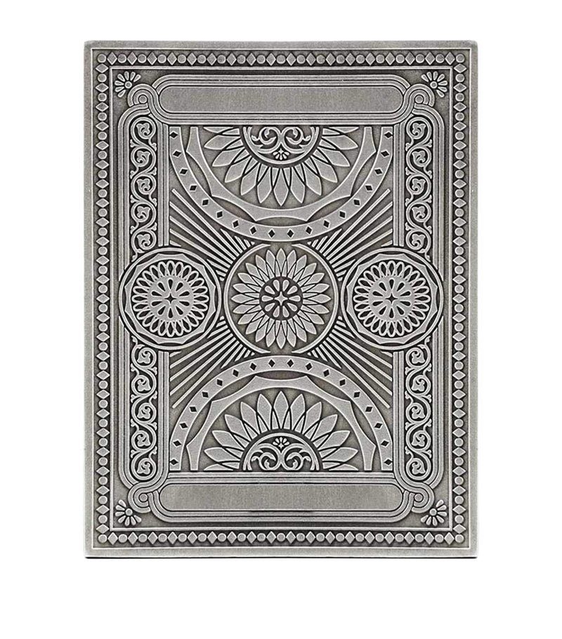 Royal Selangor Ace playing card box rubberwood and pewter, UK version