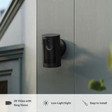 Ring outdoor security camera 2K battery, UK version