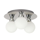 Argos Home Yuko chrome flush ceiling light - British product
