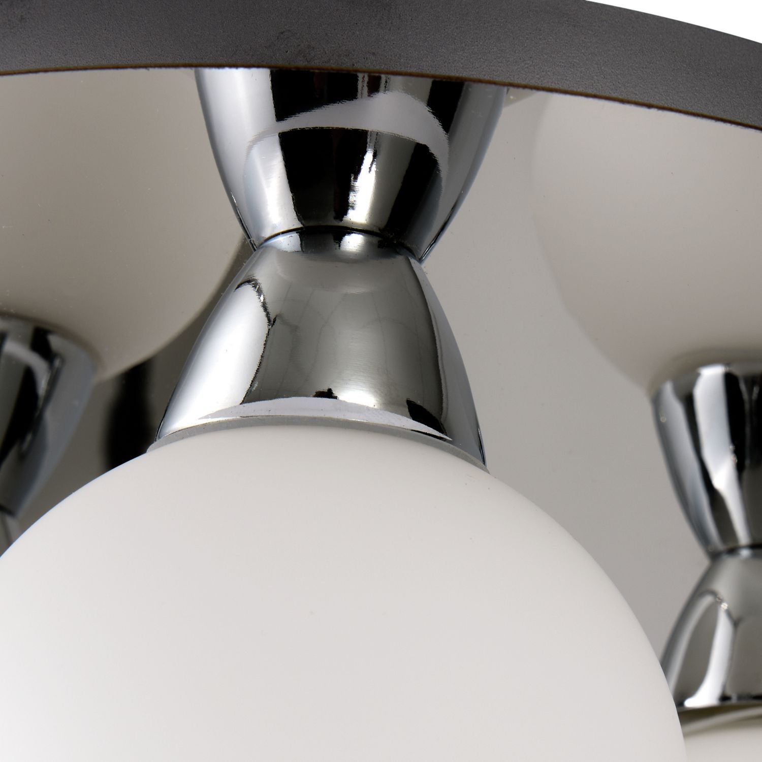 Argos Home Yuko chrome flush ceiling light - British product