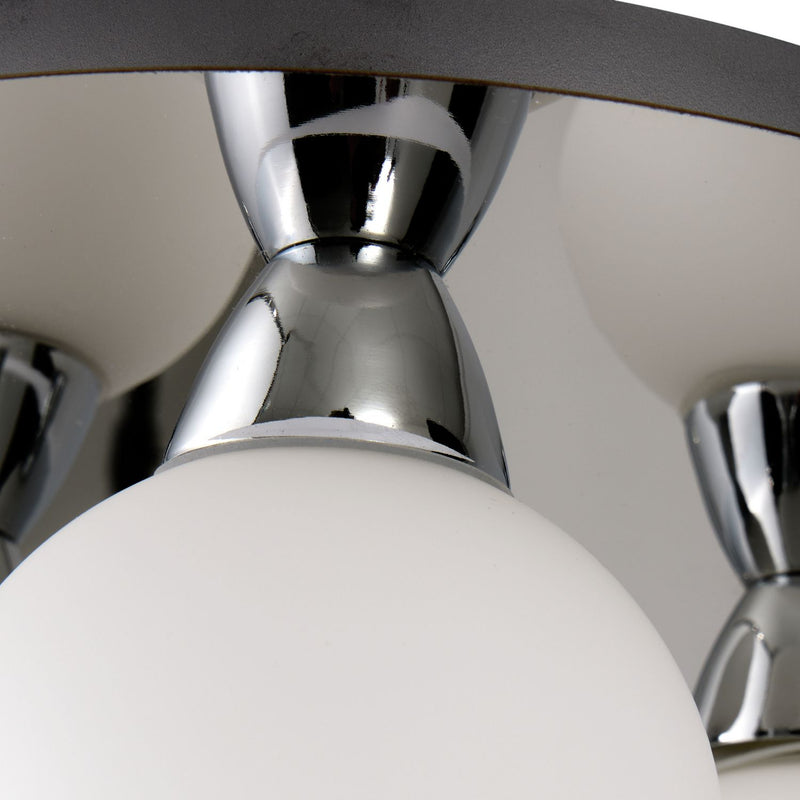 Argos Home Yuko chrome flush ceiling light - British product