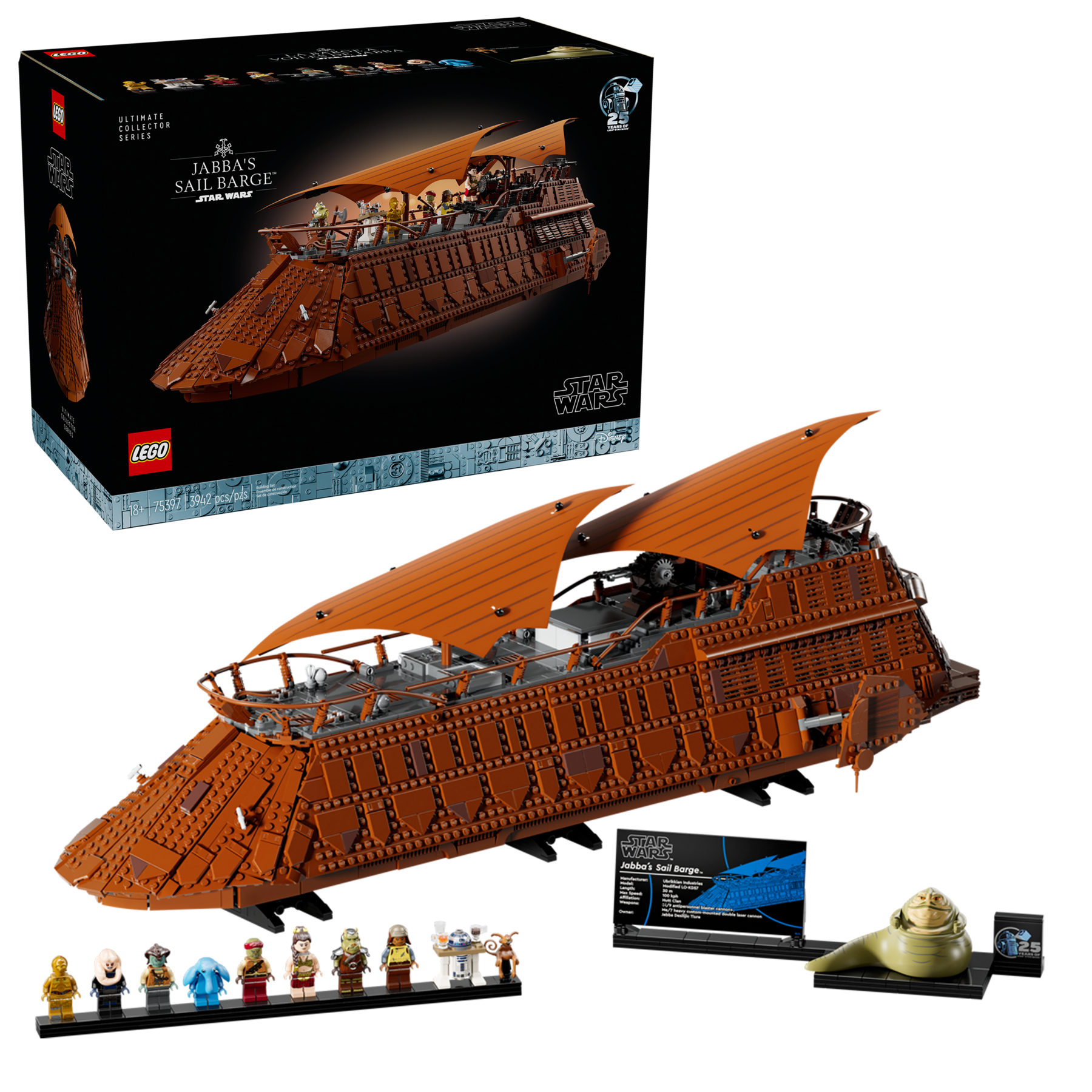LEGO Star Wars Jabba Sail Barge 3943 Pieces, UK version