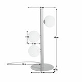 Habitat Misil table lamp black and opal H45cm W22cm (British brand)