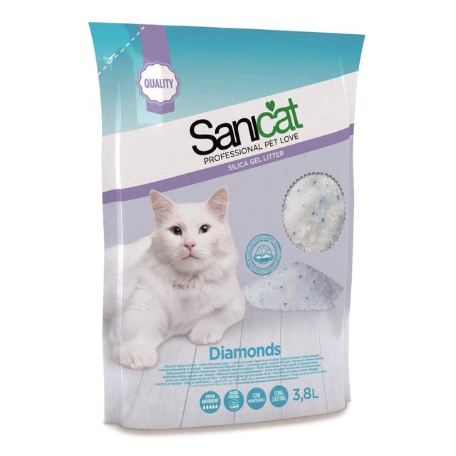 Sanicat Professional Diamonds Non-Clumping Cat Litter   3.8L GOODS M&S   