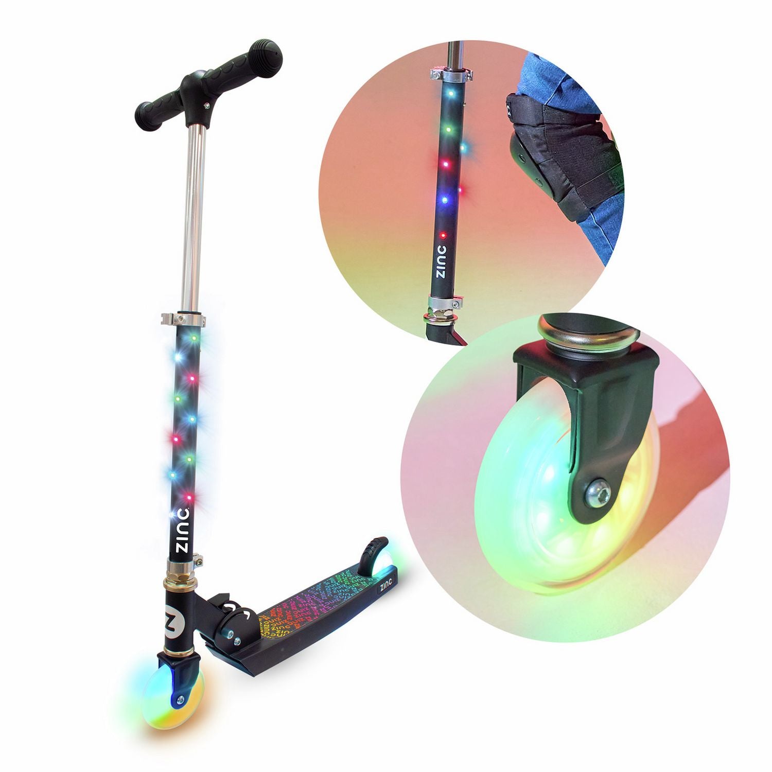 Zinc Moonwheel folding children's scooter - British product