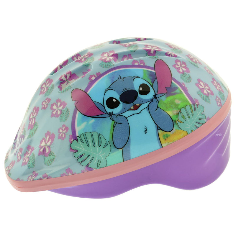 Stitch kids safety helmet, adjustable fit, ventilation - British product