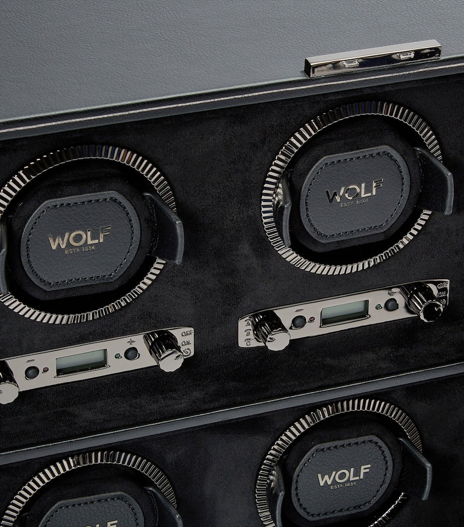 WOLF British Racing 6-piece watch winder (British brand)