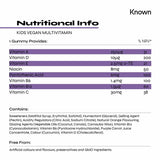 Known Nutrition kids multivitamin gummies strawberry 30, UK version