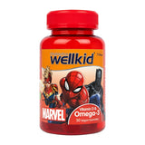 Vitabiotics Wellkid Marvel Vit D Omega 7-14 years 50 Vegan Soft Jellies Kid's & Teen's Multivitamins Holland&Barrett   