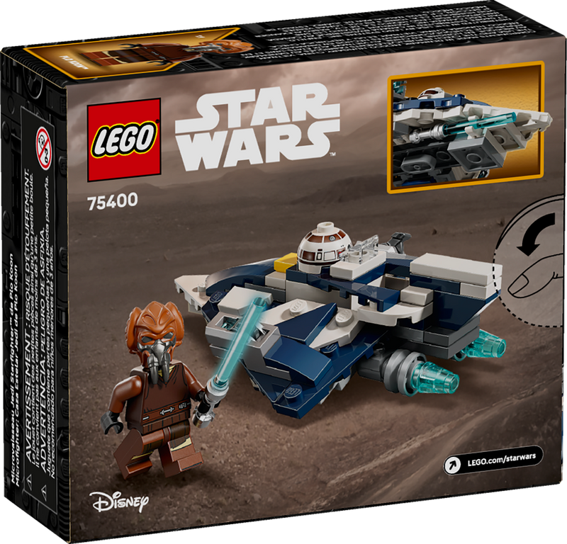 LEGO Plo Koon's Jedi Starfighter Microfighter 89 pieces, imported from the UK