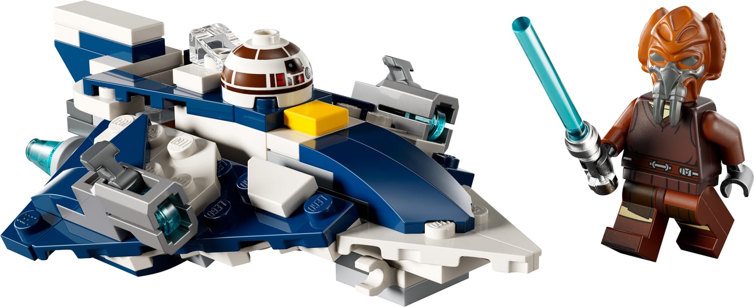 LEGO Plo Koon's Jedi Starfighter Microfighter 89 pieces, imported from the UK