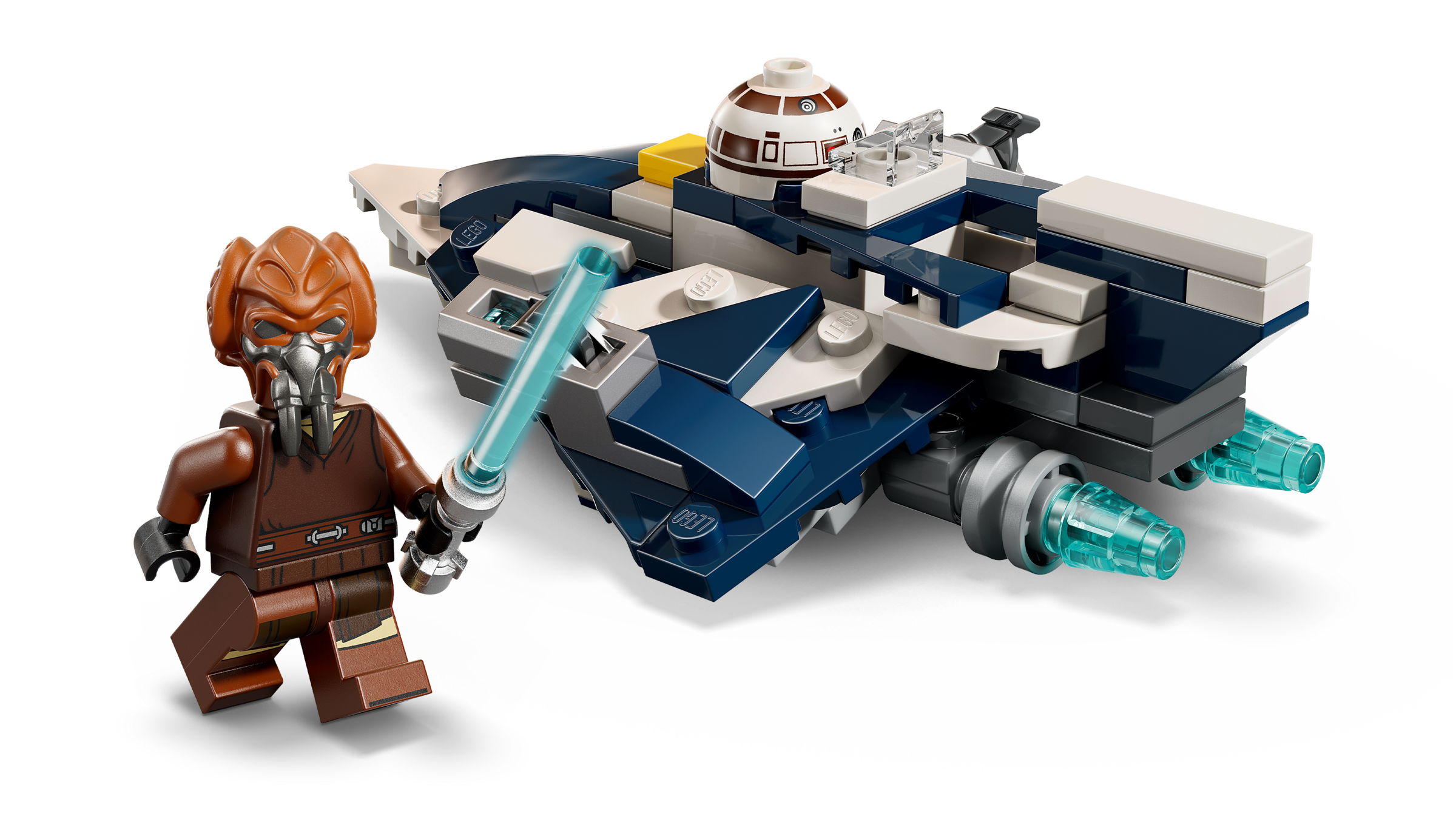 LEGO Plo Koon's Jedi Starfighter Microfighter 89 pieces, imported from the UK