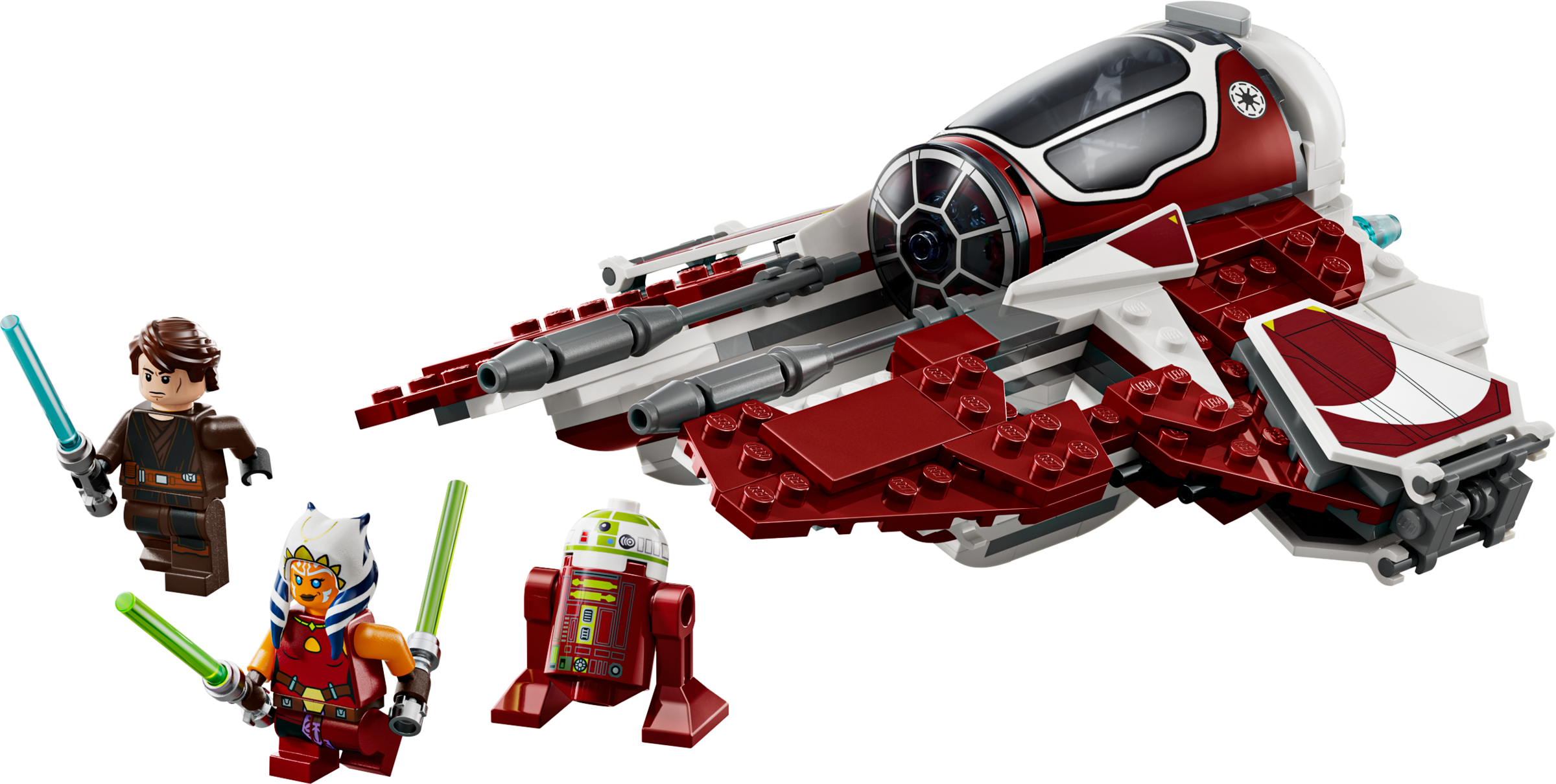 LEGO Ahsoka's Jedi Interceptor Ship 290 Pieces - British product