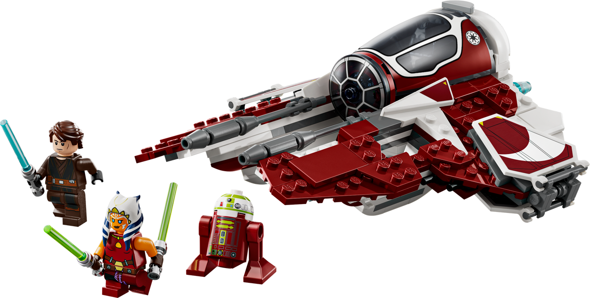 LEGO Ahsoka's Jedi Interceptor Ship 290 Pieces - British product