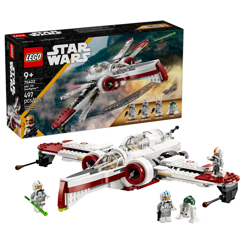 LEGO ARC-170 Starfighter Star Wars building set - British product