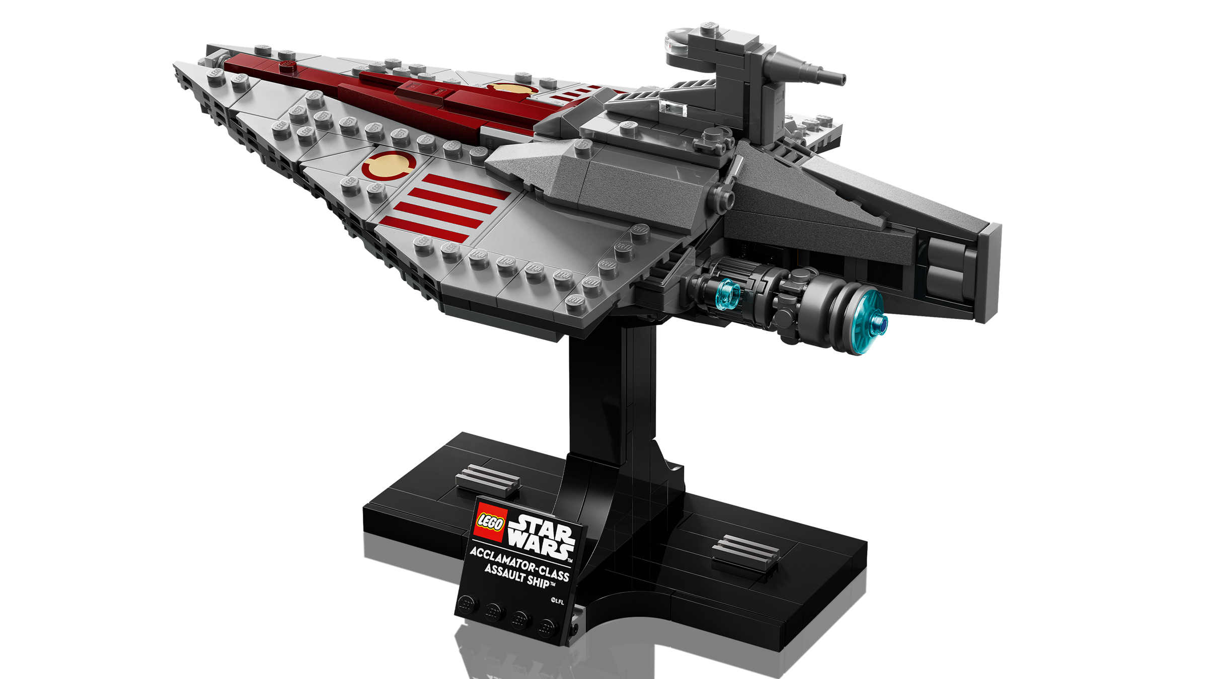 LEGO Acclamator-Class Assault Ship model kit 450 Pieces - British product