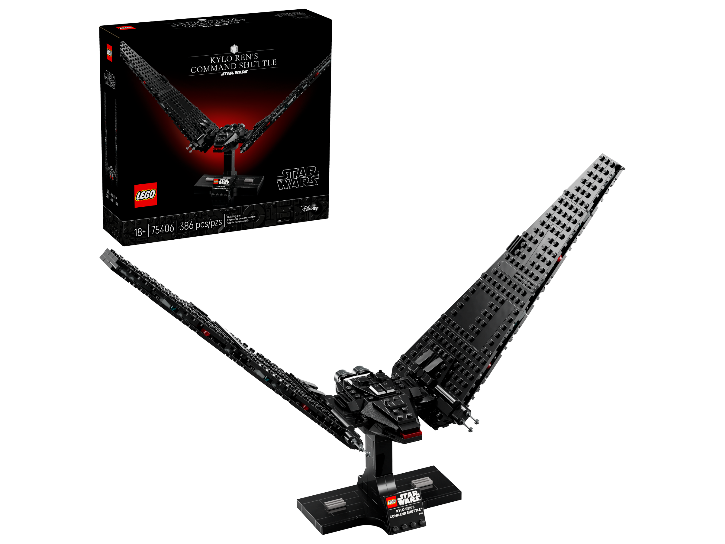 LEGO Star Wars Kylo Ren Command Shuttle 386 Piece, UK version