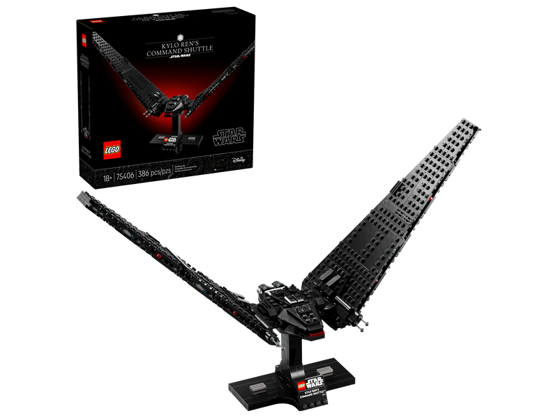 LEGO Star Wars Kylo Ren Command Shuttle 386 Piece, UK version