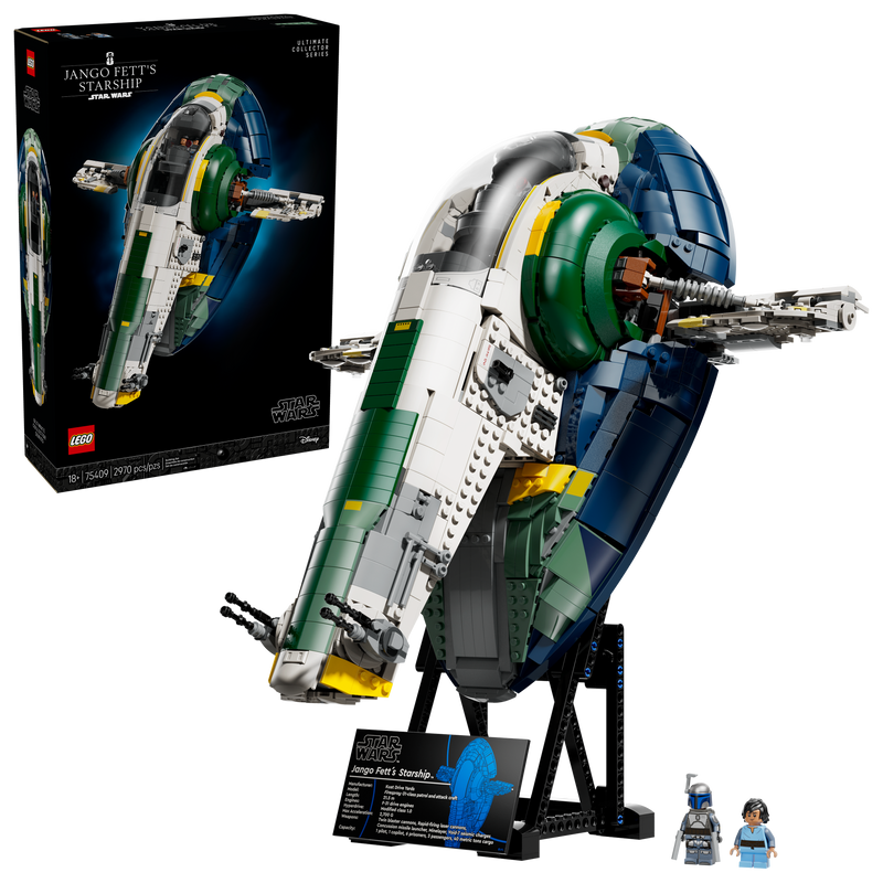 LEGO Jango Fett starship set 2970 pieces, UK version