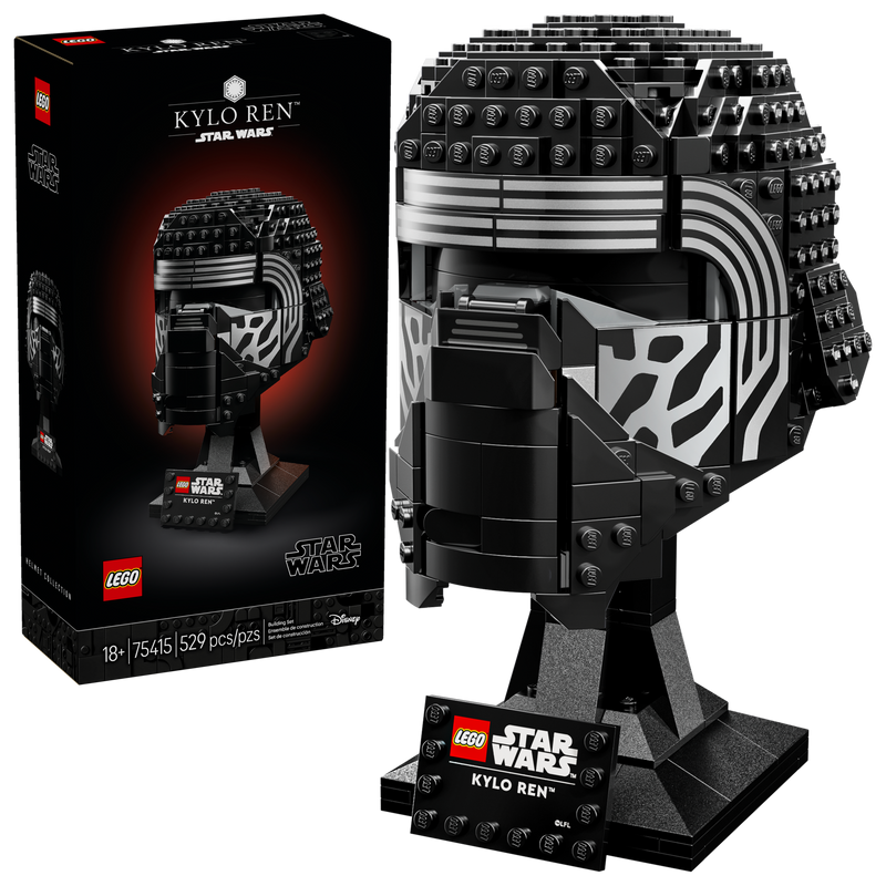 LEGO Star Wars Kylo Ren Helmet Building Set 529 Pieces, UK version
