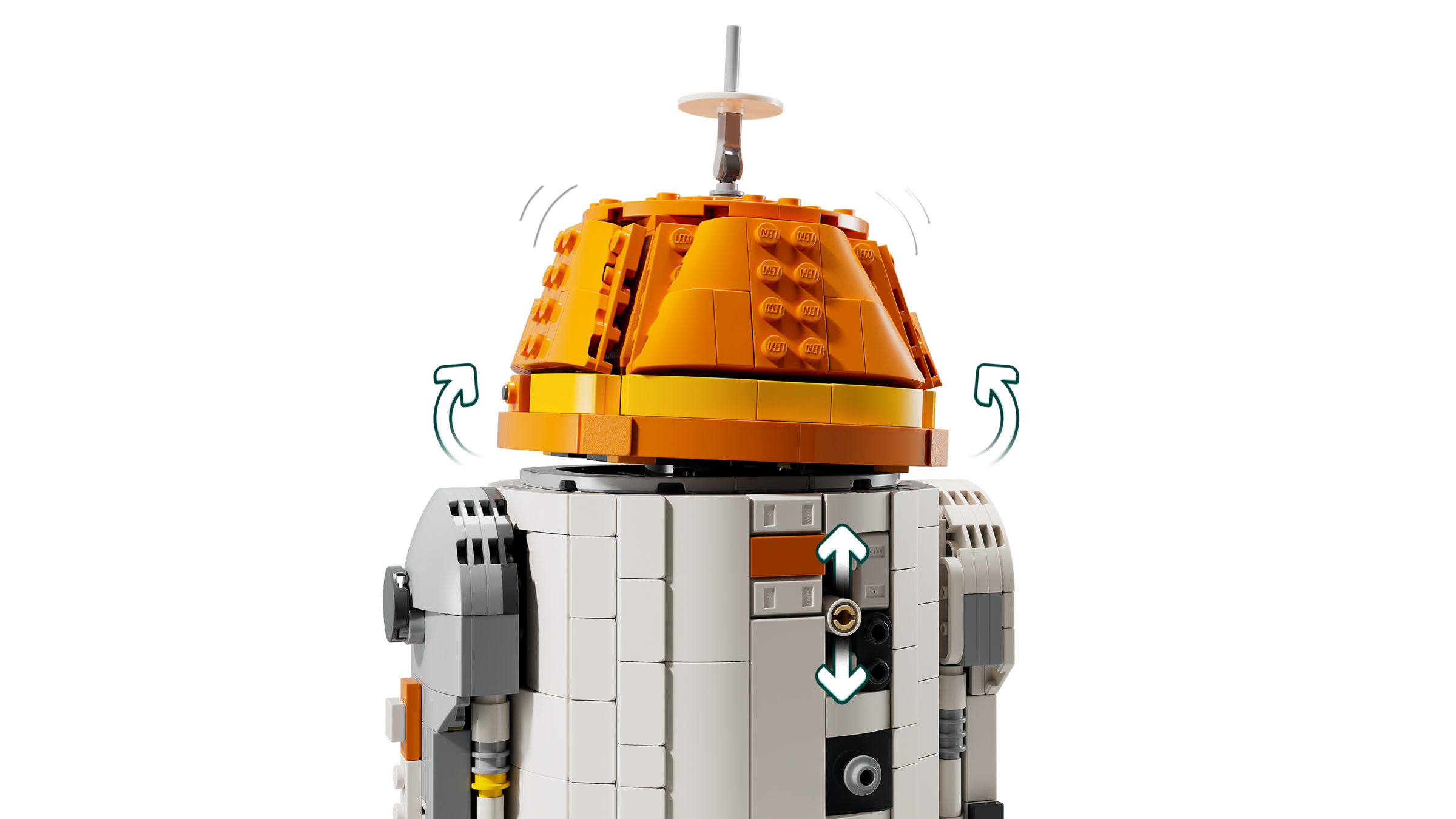 LEGO Chopper Astromech Droid 1039 Piece Building Set - British product