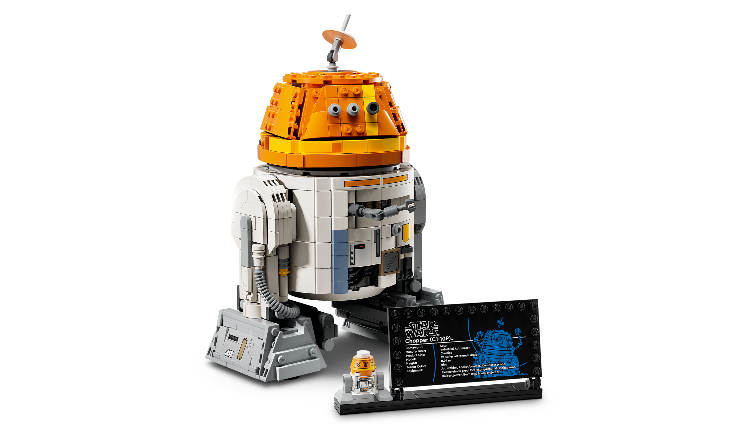 LEGO Chopper Astromech Droid 1039 Piece Building Set - British product
