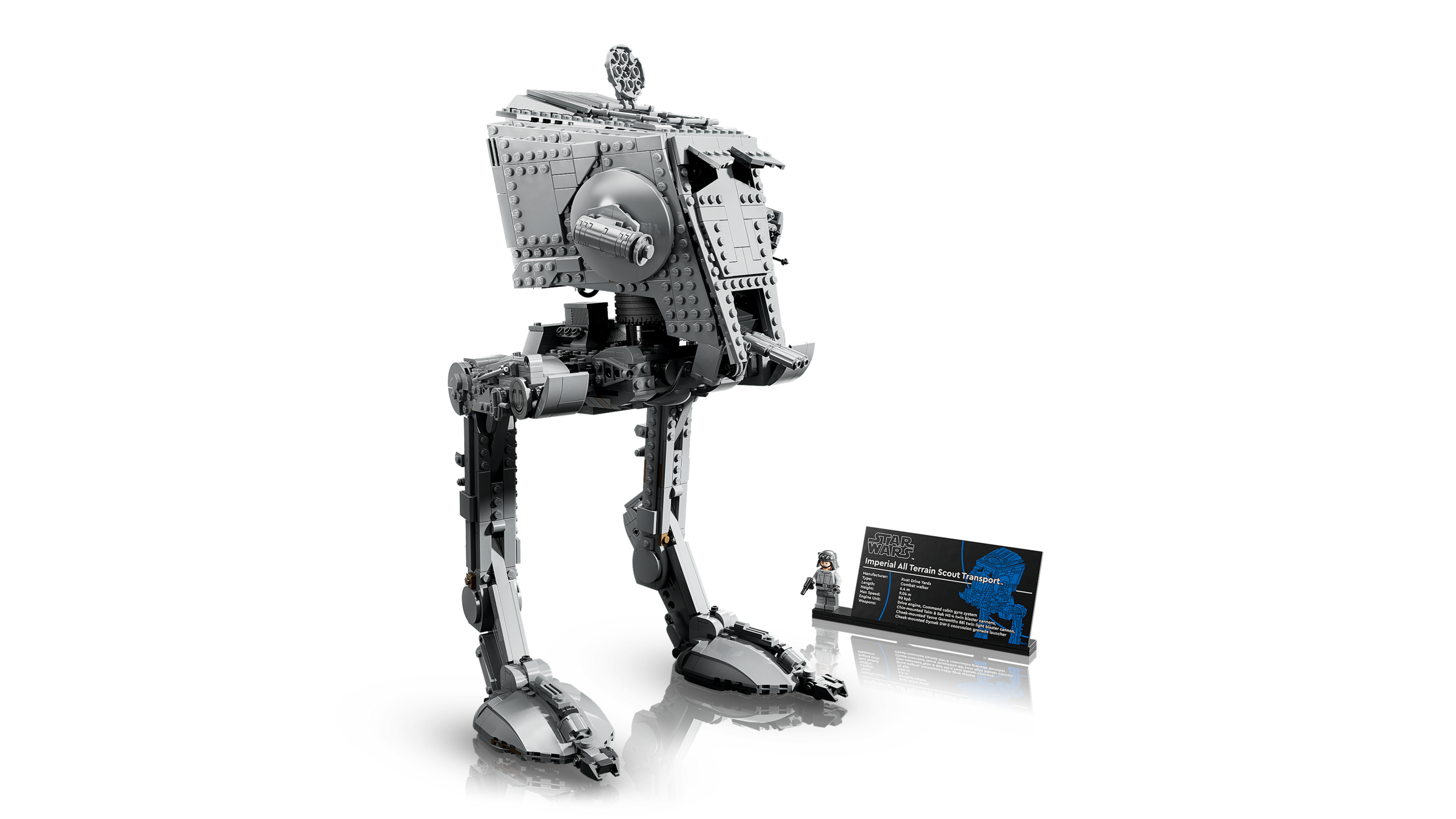 LEGO AT-ST Walker building set 1513 Pieces - British product