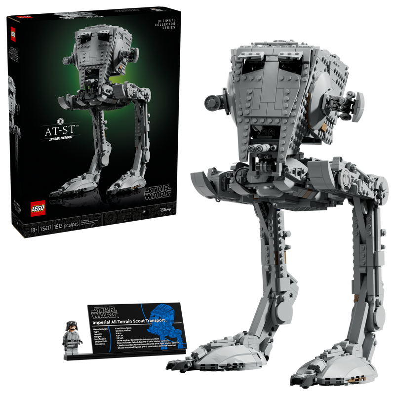 LEGO AT-ST Walker building set 1513 Pieces - British product