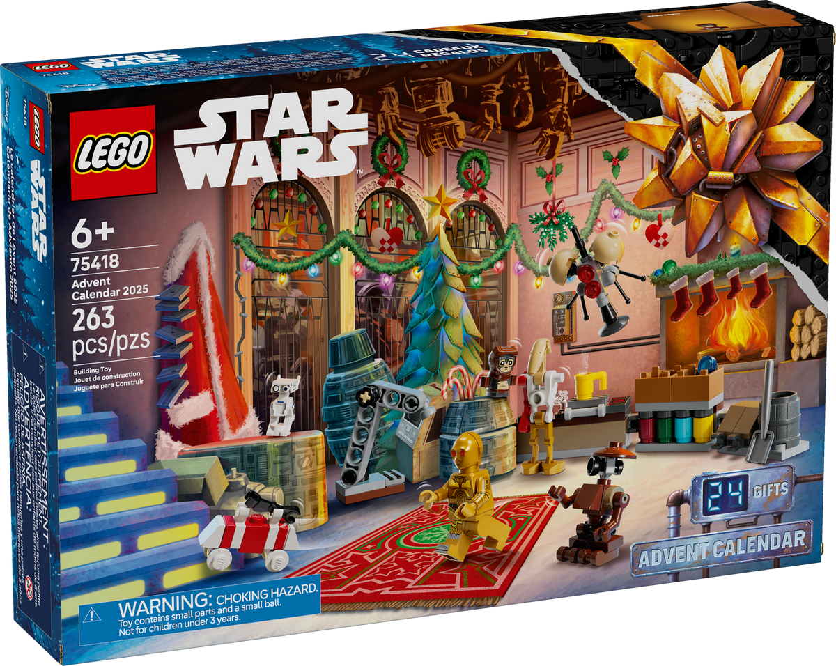 LEGO Star Wars Adventskalender 2025 263 Teile, importiert aus dem Vereinigten Königreich