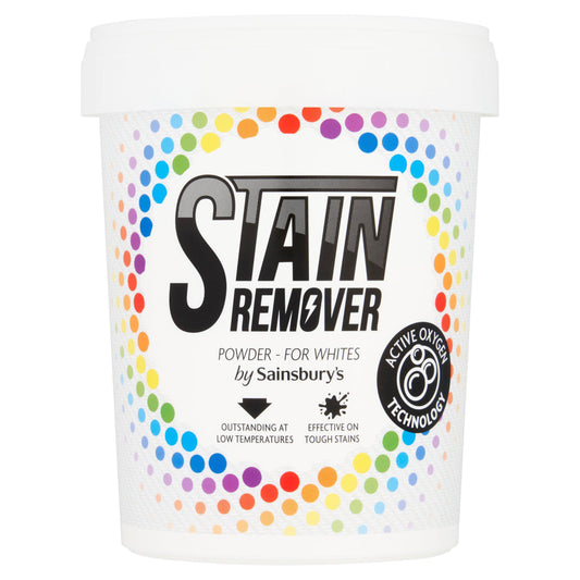 Sainsbury's Stain Remover Powder for Whites 1kg Household bigger packs Sainsburys   