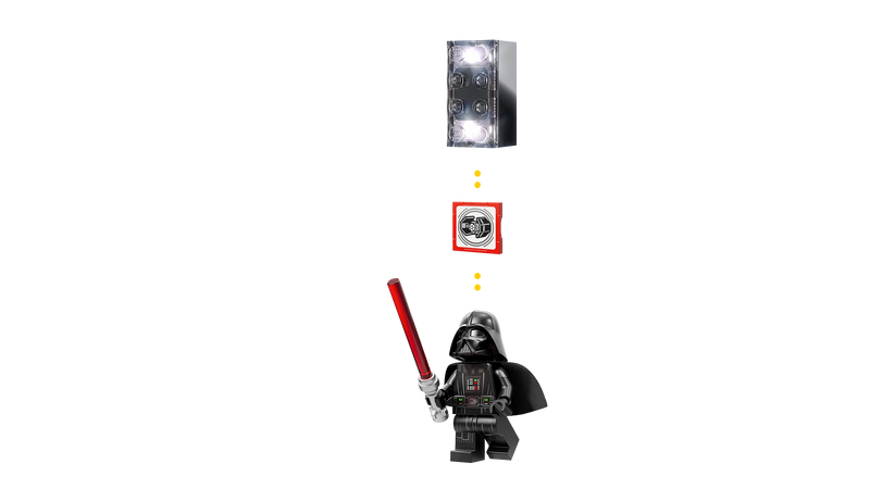 LEGO Star Wars Darth Vader TIE Fighter interactive building toy set, UK version