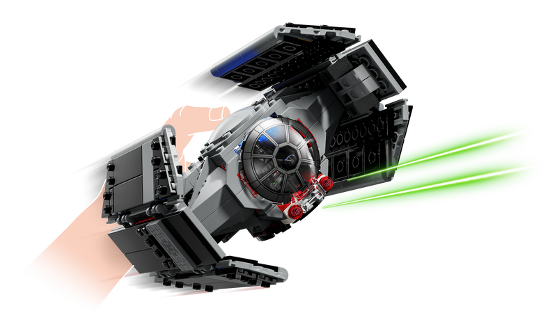 LEGO Star Wars Darth Vader TIE Fighter interactive building toy set, UK version