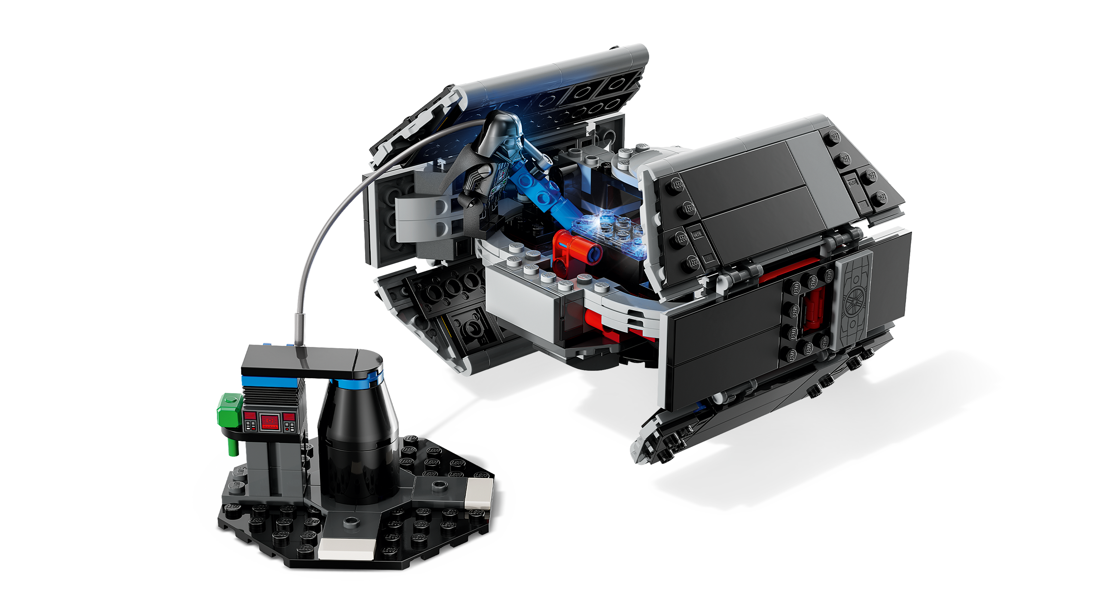 LEGO Star Wars Darth Vader TIE Fighter interactive building toy set, UK version